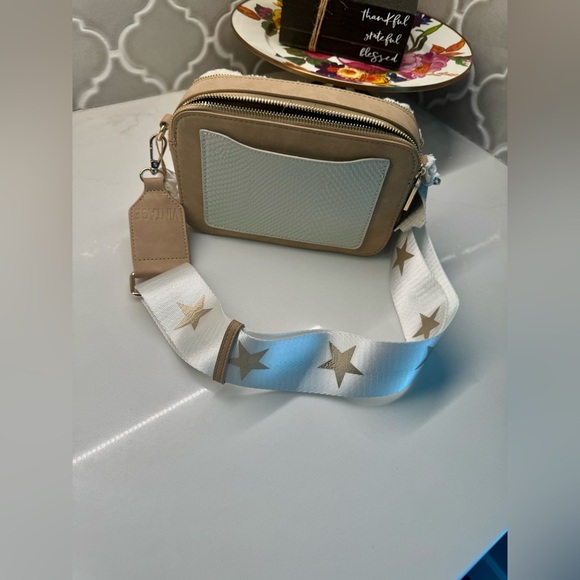 Vintage Havana Gold Star Crossbody Bag - Picture 11 of 12